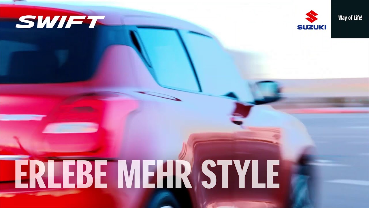 Suzuki Swift: mehr Spaß, mehr Style, mehr Abwechslung – Swift Up Your Life!