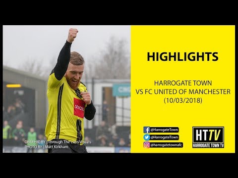 HIGHLIGHTS | Harrogate Town 6-0 FC United of Manchester (10/03/2018)