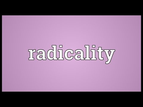Radicality Meaning