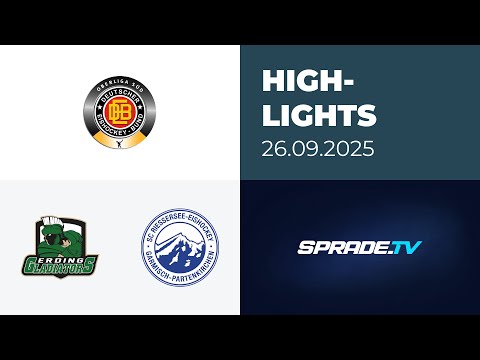 26.09.2025 - Highlights - Erding Gladiators vs. SC Riessersee