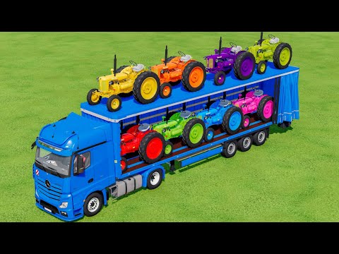 TRANSPORT ZETRO MINI TRACTORS WITH MERCEDES TRUCK #2 - Farming Simulator 22