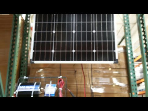 Solar kit panel(Coleman) from costco