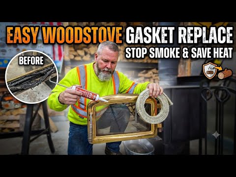 WOODSTOVE DOOR GASKET REPLACEMENT