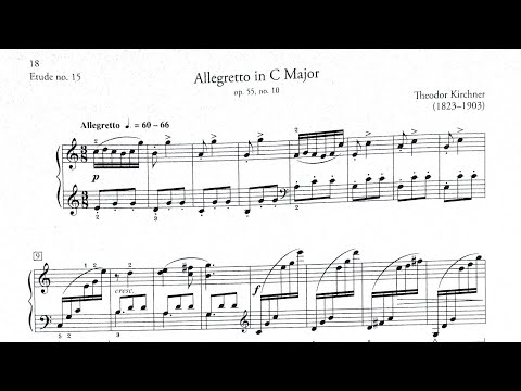 Theodor Kirchner, Allegretto in C Major, Op. 55, no. 10