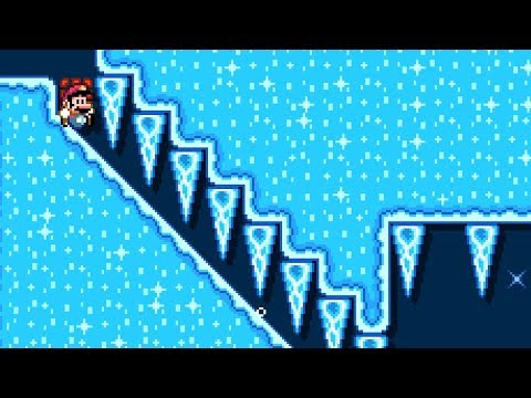 Super Mario Maker 2 🔧 Icicle Slides 🔧 by Buflen