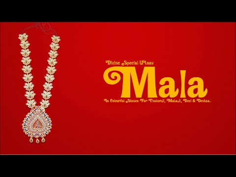 Divine Special Utsav Mala in Colourful Stones For Thakorji, Mataji Devi Devtaa Shringar video