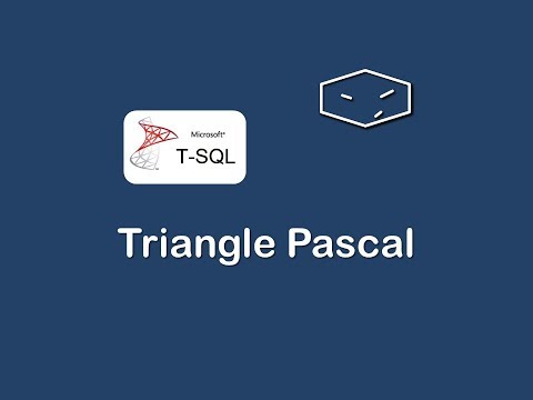 triangle of pascal in t sql