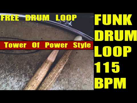 DRUM LOOP 115 BPM (Tower Of Power Style DRUM LOOP)