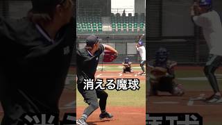 元プロ三嶋一輝の消えるスライダー #shorts