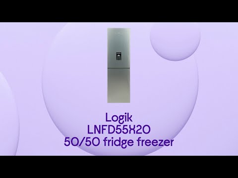 Logik LNFD55X20 50/50 Fridge Freezer - Inox - Product Overview