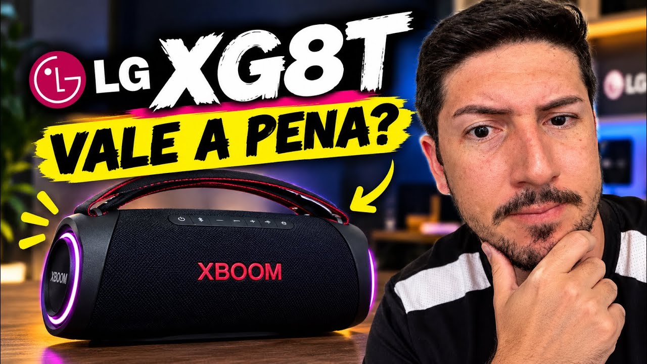Miniatura da avaliação em vídeo de Caixa de Som Bluetooth Portátil LG XBOOM XG8T