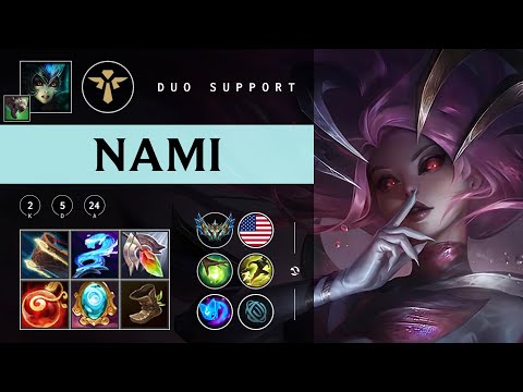 Nami Support vs Blitzcrank - NA Challenger Patch 25.24