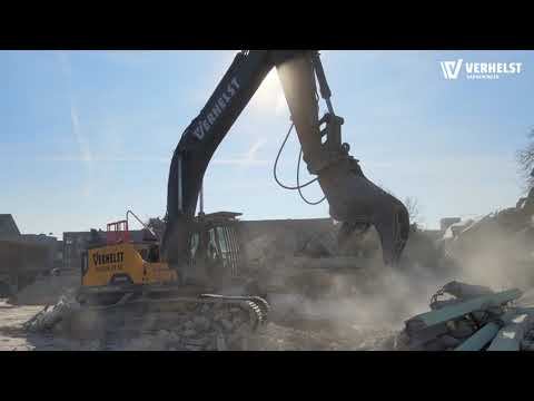 Verhelst Aannemingen - Sloop voormalige fabriekssite Lys Yarns in Zulte