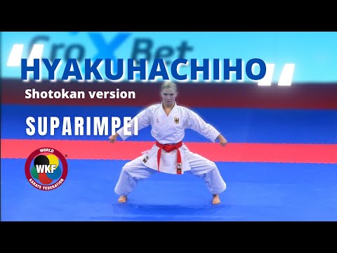 WKF kata HYAKUHACHIHO | Shotokan version of SUPARIMPEI