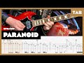 Black Sabbath Paranoid Guitar Tab Remake Lesson Cover Tutorial