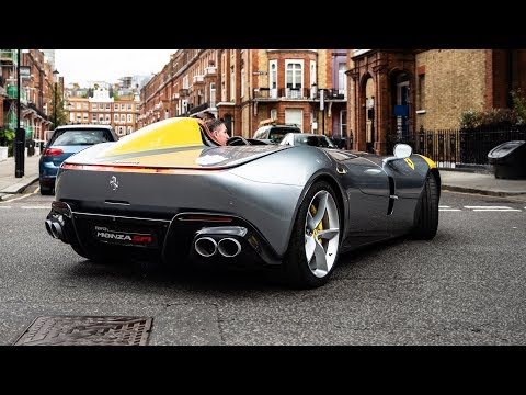 FIRST $1.7 MILLION FERRARI MONZA SP1 DRIVING in LONDON!!