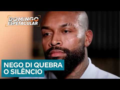 Exclusivo: Nego Di quebra o silêncio sobre condenação por estelionato em entrevista com Cabrini