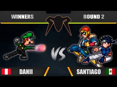 Monte Sunday Series 2 Latam: Danii (Luigi) vs Santiago (Naruto / Capitan Falcon) | SSF2 Winners R2