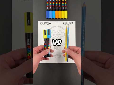 Drawing, But Cartoon VS Realism!