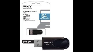 PNY 64 GB Attache4 Black (FD64GATT4-EF) - відео 1