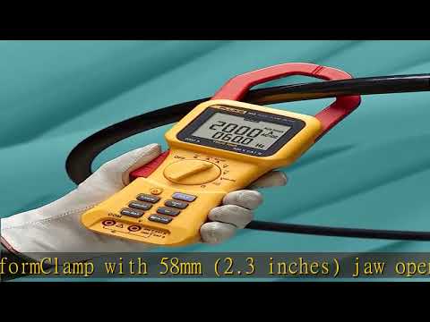  Fluke 355 True RMS Clamp-Meter, 2,000A AC/DC, Conductors to 58mm, Voltage, Frequency, and Resistanc