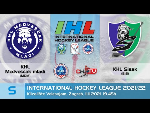 IHL 2021/22 Seniori - KHL Medveščak mladi vs KHL Sisak