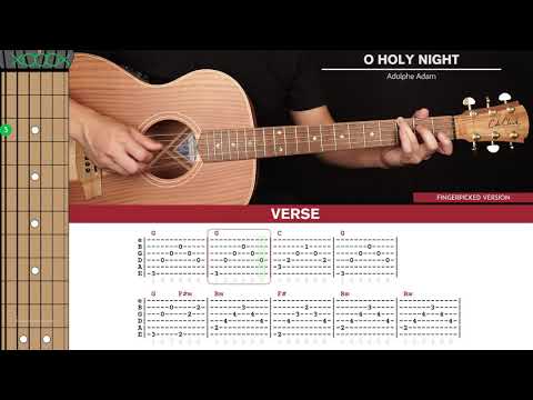 O Holy Night Guitar Cover 🎸|Christmas Tabs + Chords|