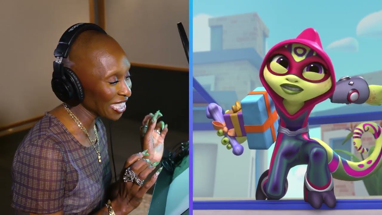 Cynthia Erivo Voices The Slink | Featurette | RoboGobo | @disneyjr