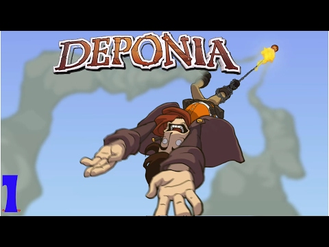 Deponia Walkthrough (Part 1) - Packing for Elysium