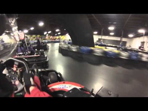 Idiot in go kart gets what he deserves