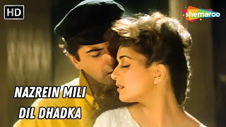 Download lagu Nazrein Mili Dil Dhadka | Raja | Madhuri Dixit & Sanjay Kapoor | Udit Narayan, Alka Yagnik Hits mp3