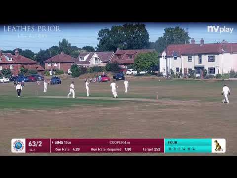 Highlights of Peter Lambert's 47 v Sudbury in Thurlow Nunn East Anglian Premier League 11July 2025.