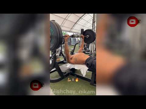 Gym session by Tokyo Olympic 100m gold medalist 🥇 Marcell Jacobs 🇮🇹