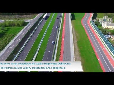Eurodukt - Budowa drogi dojazdowej do węzła drogowego Dąbrowica