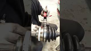 Installing CV Boot Clamp #toyotaaltis #rheywinautogarage #cvclamptools #shorts
