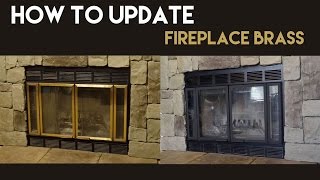 How to Update Fireplace Brass