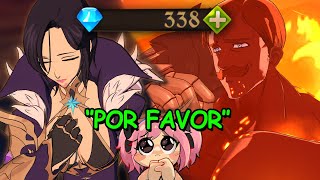 GASTEI 300 DIAMANTES NO ESCANOR E MERLIN  - The Seven Deadly Sins Grand Cross