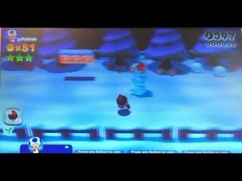 Super Mario 3D World (Wii U) - 3-1 Snowball Park: 0:16 (TWR with items)