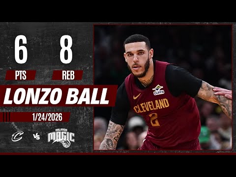 Lonzo Ball - Highlights vs Orlando Magic: 6 PTS, 8 REB, 3 STL, 2/4 FG, 2/4 3PT