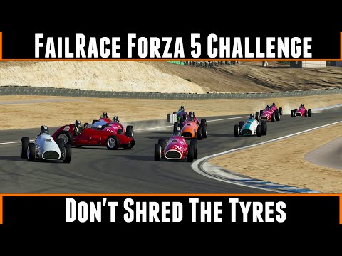 FailRace Forza 5 Challenge Don't Shred The Tyres