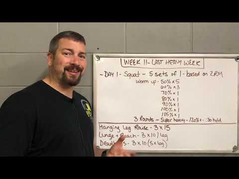 Week 11 Days 1-3 - Thrower Preseason Strength and Conditioning