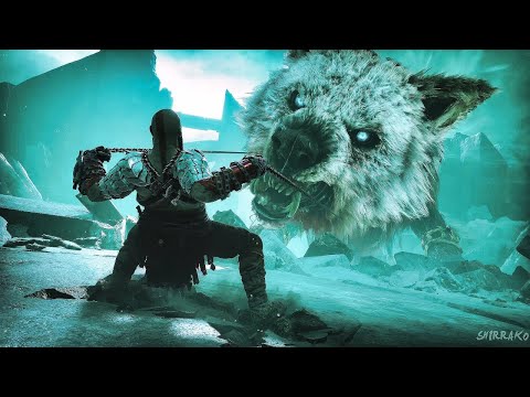 Atreus Injects Fenrir Soul Into Giant Wolf Scene God of War Ragnarok ULTRA HD