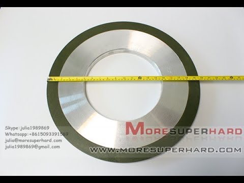 D500-X38-T50-H254 HVOF diamond grinding wheel for thermal spray coatings