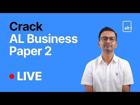CAIE AS Level Business Paper 2 LIVE | 2025 March Paper 22