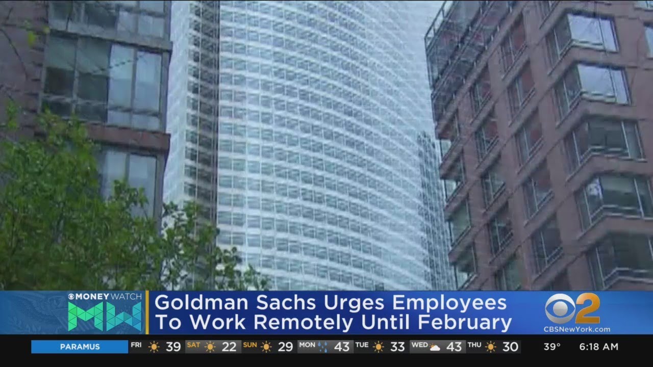 Goldman Sachs Delays Return To Office