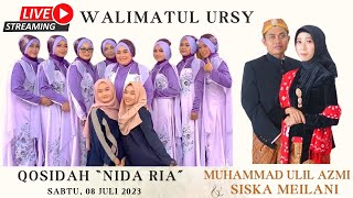 Download lagu #LIVE QOSIDAH “NIDA RIA” || WALIMATUL URSY MUHAMMAD ULIL AZMI & SISKA MEILANI - SABTU, 08 JULI 2023 mp3