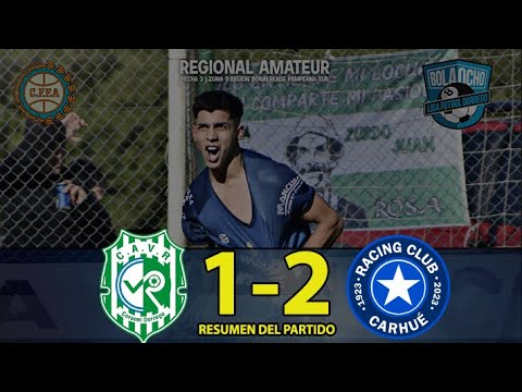 VILLA ROSA (Dorrego) vs RACING CLUB (Carhue) /Resumen (1-2) /Fecha 3 Torneo REGIONAL FEDERAL AMATEUR