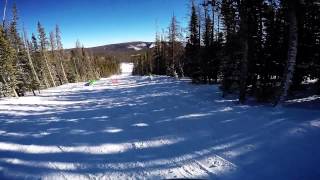 preview picture of video 'Ski Boards, Snowy Range, Wyoming, Terrain Park 2014-01-17'