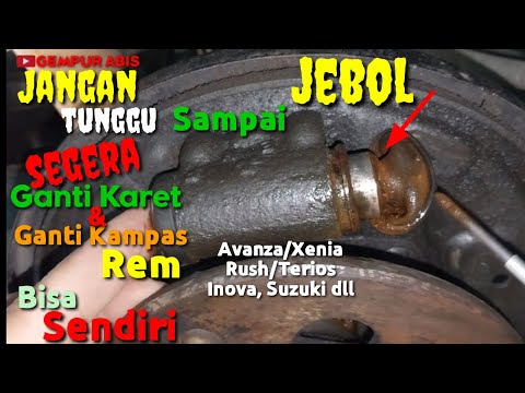 REPAIR YOUR OWN BRAKES || REPLACE THE RUBBER AND BRAKE PADS || DON'T LET THEM BREAK @gempurabis9242