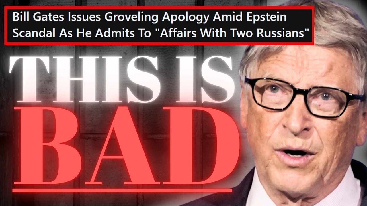 Bill Gates EMBARRASSING Apology For Epstein Affairs